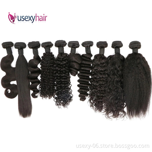 Grade 10A Mink Brazilian Hair Unprocessed Virgin,100% Brazilian Virgin Human Hair Bundles,Double Drawn Raw Cuticle Aligned Hair